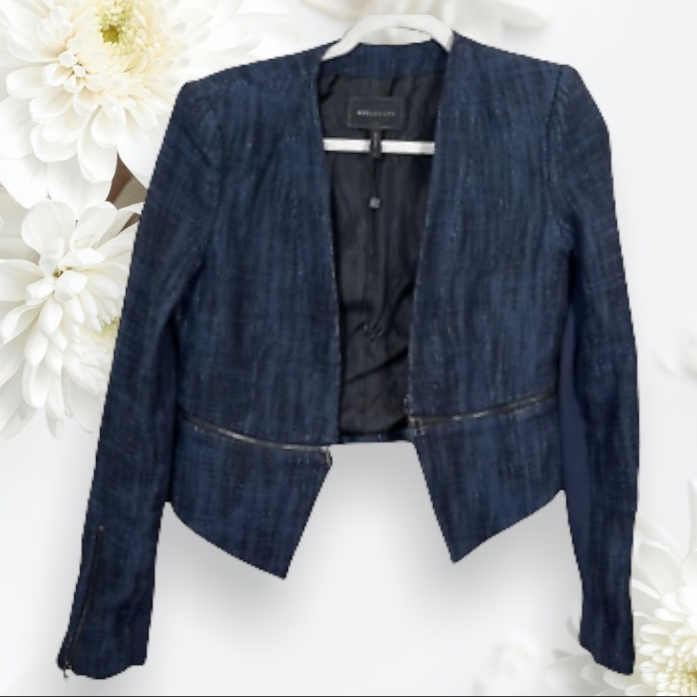BCBGMaxAzria Tweed Blazer